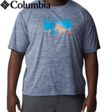 Columbia Zero Rules Carbon Logo T-Shirt Blue