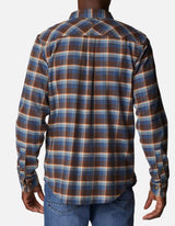 Columbia Flare Gun Stretch Flannel Shirt Blue