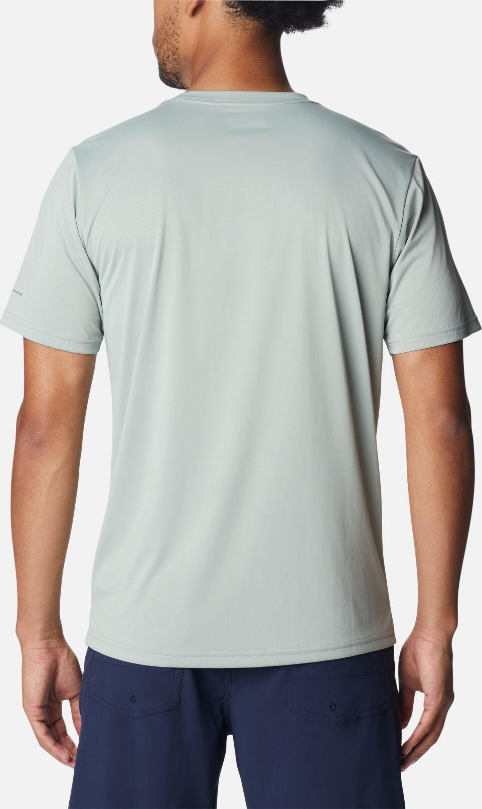 Columbia Hike Crew Neck Light Blue Tee Blue