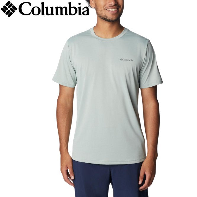 Columbia Hike Crew Neck Light Blue Tee Blue