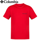 Columbia Hike Crew Neck Red T-Shirt Red