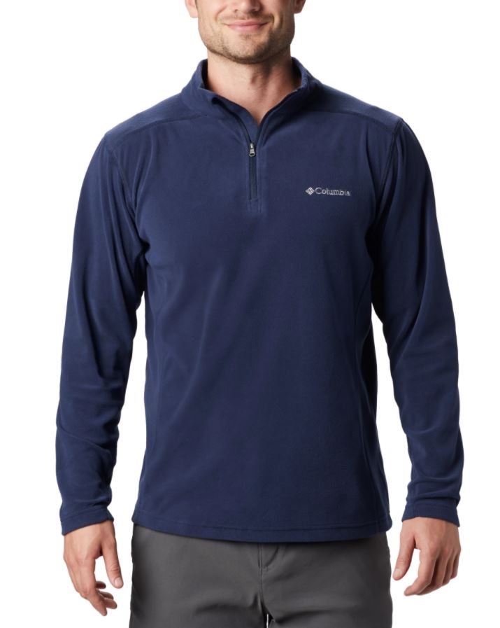 Columbia Klamath Ii Half Zip Navy Fleece Navy