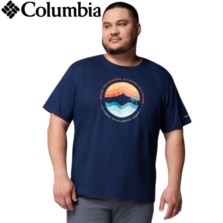 Columbia Path Lake Graphic T-Shirt Navy