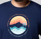 Columbia Path Lake Graphic T-Shirt Navy