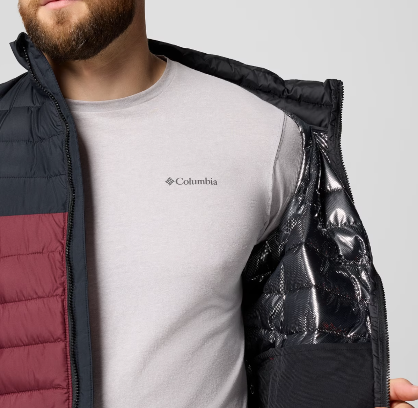 Columbia Powder Lite Rich Wine Jacket Wine