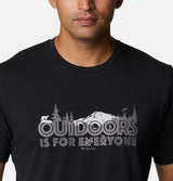 Columbia Sun Trek Black Graphic T-Shirt Black