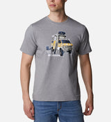 Columbia Sun Trek Graphic Logo Grey Tee Grey