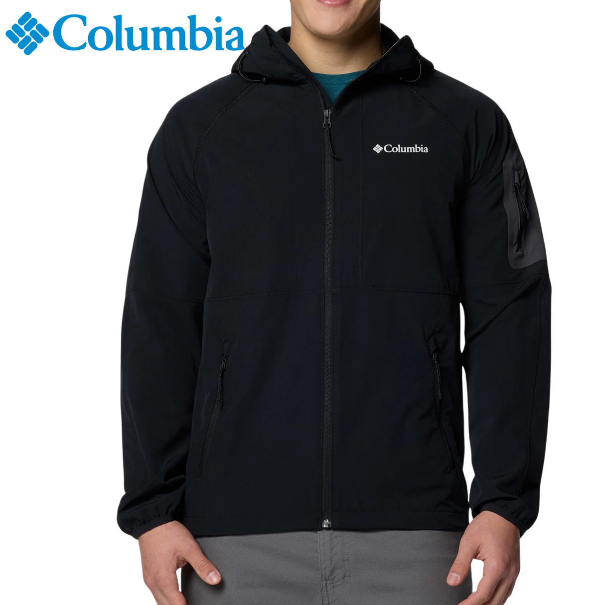 Columbia Heights Lightweight Hood Jacket Black