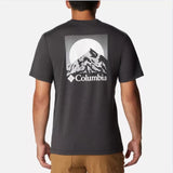 Columbia Tech Trail Graphic Black Tee Black