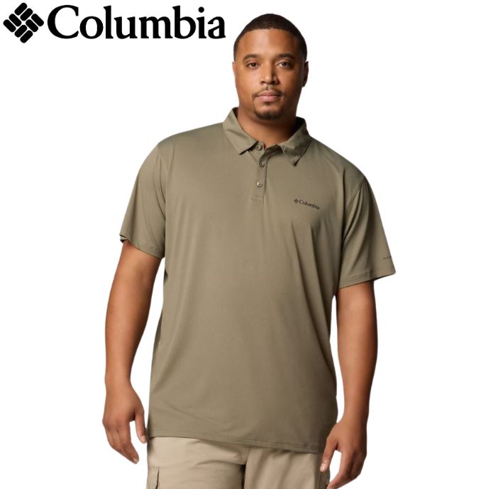 Columbia Tech Trail Utility Polo Shirt Green