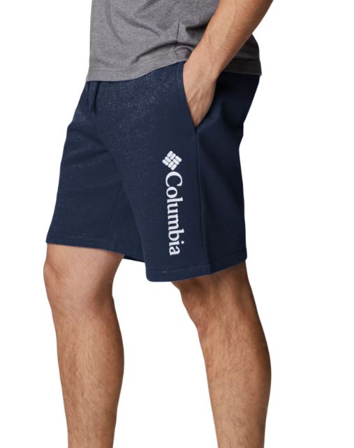 Columbia Vertical Logo Trek Navy Shorts Navy