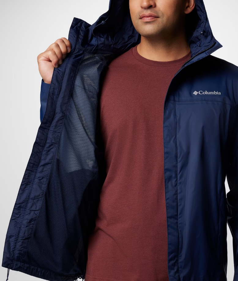 Columbia Watertight Waterporoof Jacket Navy