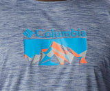 Columbia Zero Rules Carbon Logo T-Shirt Blue