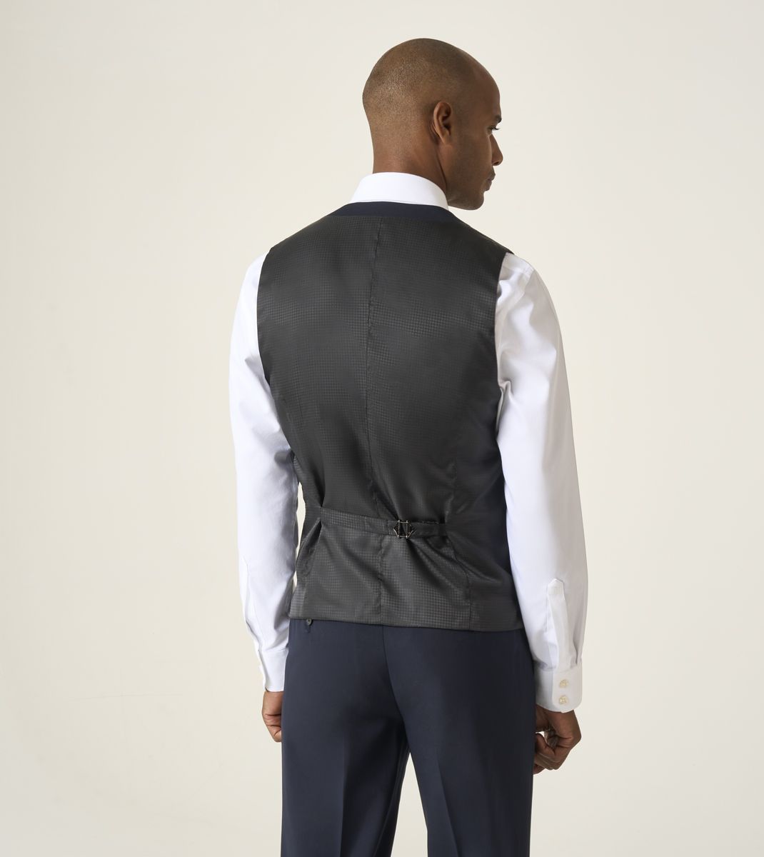 Skopes Darwin Extra Long Navy Waistcoat Navy
