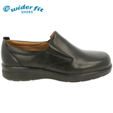 D.B Dalton Extra Wide Slip-On Black Shoe Black