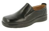 D.B Dalton Extra Wide Slip-On Black Shoe Black