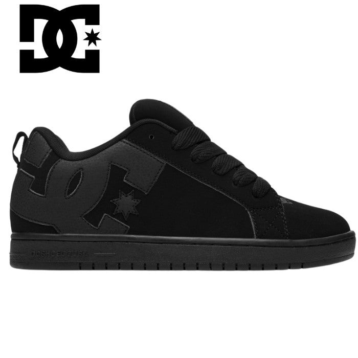 Court Graffik Black Black Shoe Black – Kingsize Ireland - Technical View