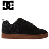 D.C. Court Graffik Black Gum Sole Shoe Black