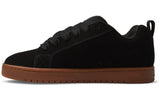 D.C. Court Graffik Black Gum Sole Shoe Black