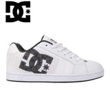 D.C. Net White & Grey Laced Shoe White