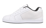 D.C. Net White & Grey Laced Shoe White