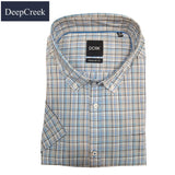 D.C.R.K. Creek Blue & Beige Check Shirt Blue