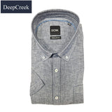 D.C.R.K. Oxford Short Sleeve Shirt Navy
