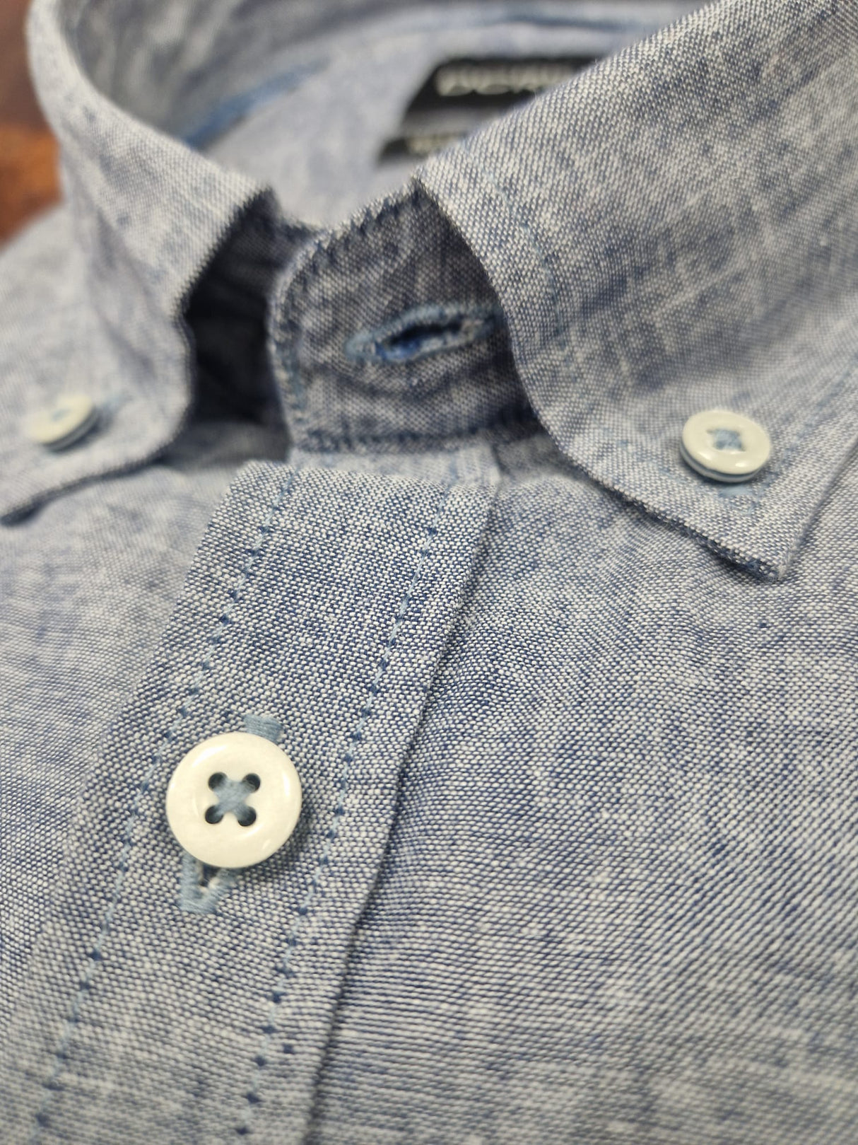 D.C.R.K. Oxford Short Sleeve Shirt Navy