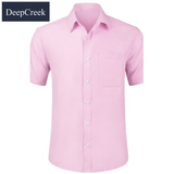 D.C.R.K. Plain Pink Short Sleeve Shirt Pink
