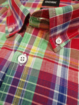D.C.R.K. Creek Red & Green Check Shirt Red