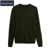 D.C.R.K X-Tall Green V-Neck Knit Green