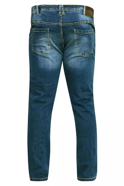 Duke Ambrose Blue Stretch Jeans Blue