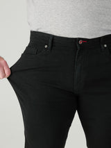Duke Claude Black Stretch Jeans Black