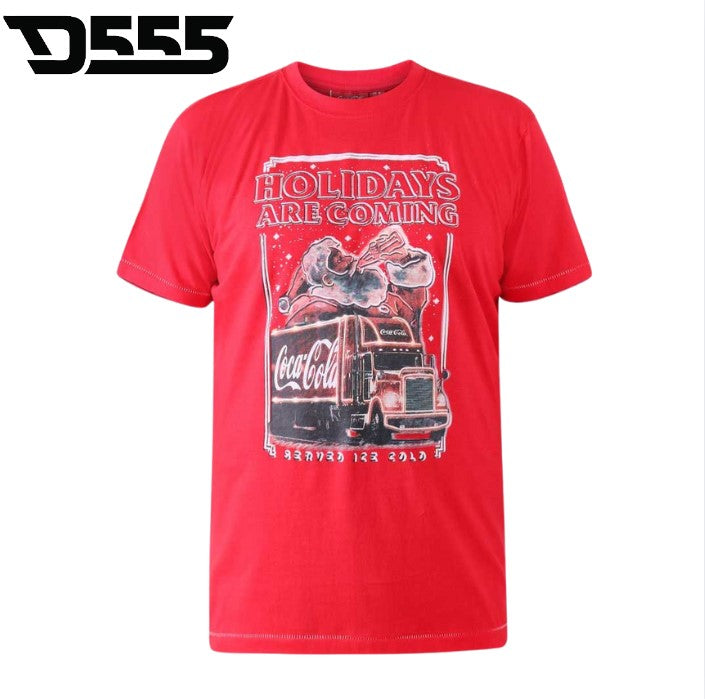 Duke Coca Cola Red Christmas T-Shirt Red