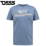 Duke Coca-Cola Beach Print Blue T-Shirt Blue