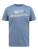 Duke Coca-Cola Beach Print Blue T-Shirt Blue