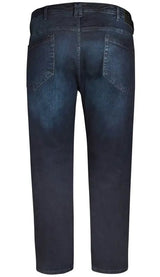 Duke Daniel Stretch Blue Black Jeans Blue