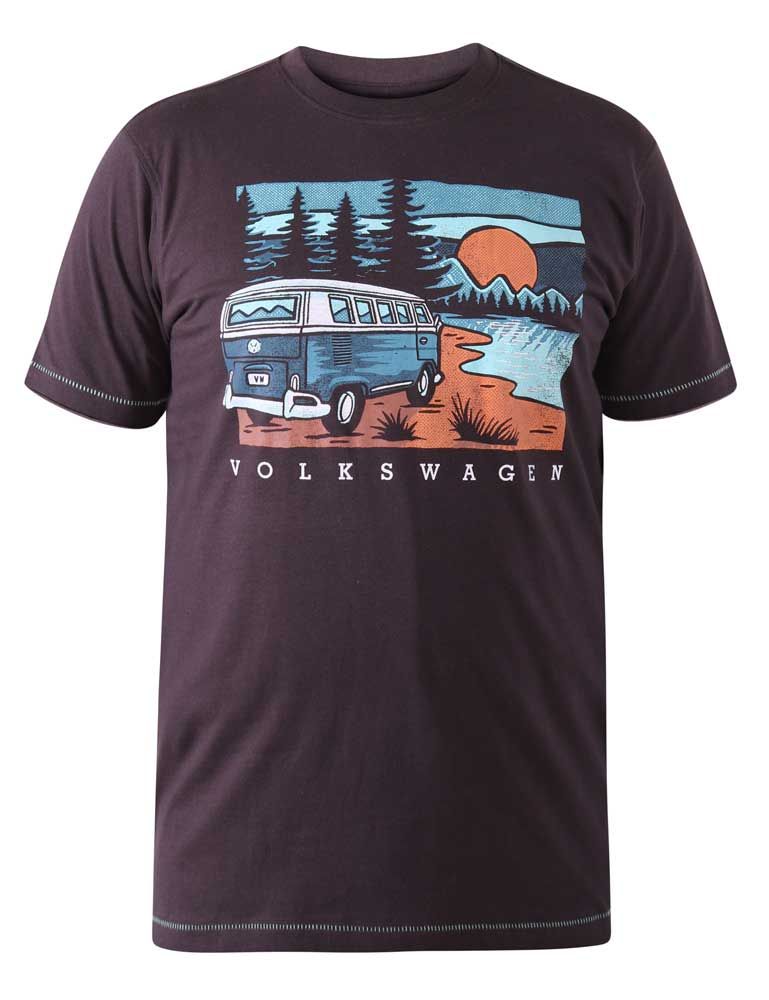 Duke V.W. Camper Van Printed T-Shirt Black