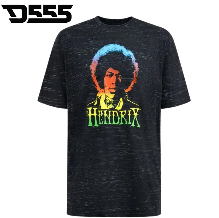 Duke Jimi Hendrix Official Print T-Shirt Black