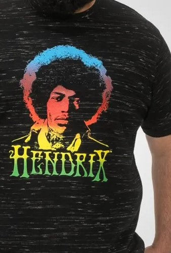 Duke Jimi Hendrix Official Print T-Shirt Black