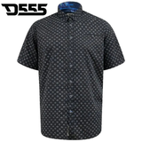 Duke Matlock Print Pattern Shirt Black