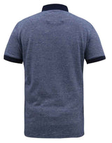 Duke X-Tall Oxley Navy Stripe Polo Shirt Navy