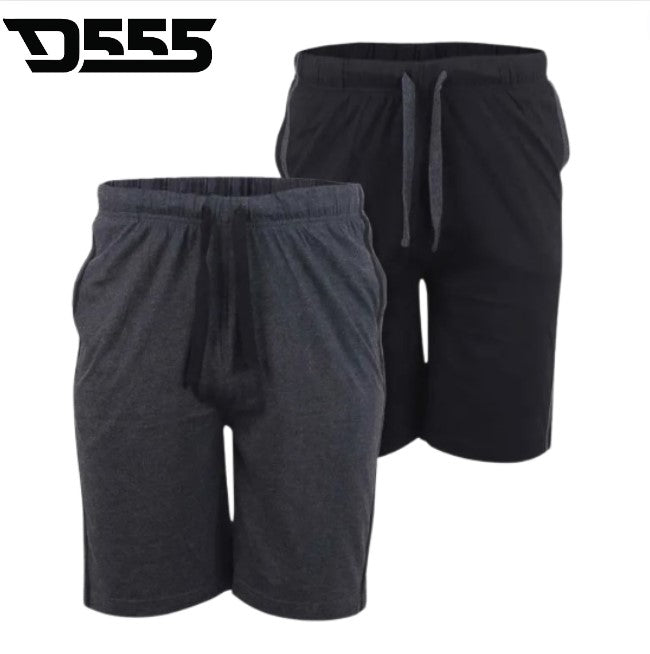 Duke 2-Pack Ryan Lounge Shorts Black