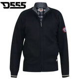 Duke Salvatore Zip Navy Knit Sweatshirt Navy