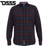 Duke Thornwood Red Flannel Check Shirt Red