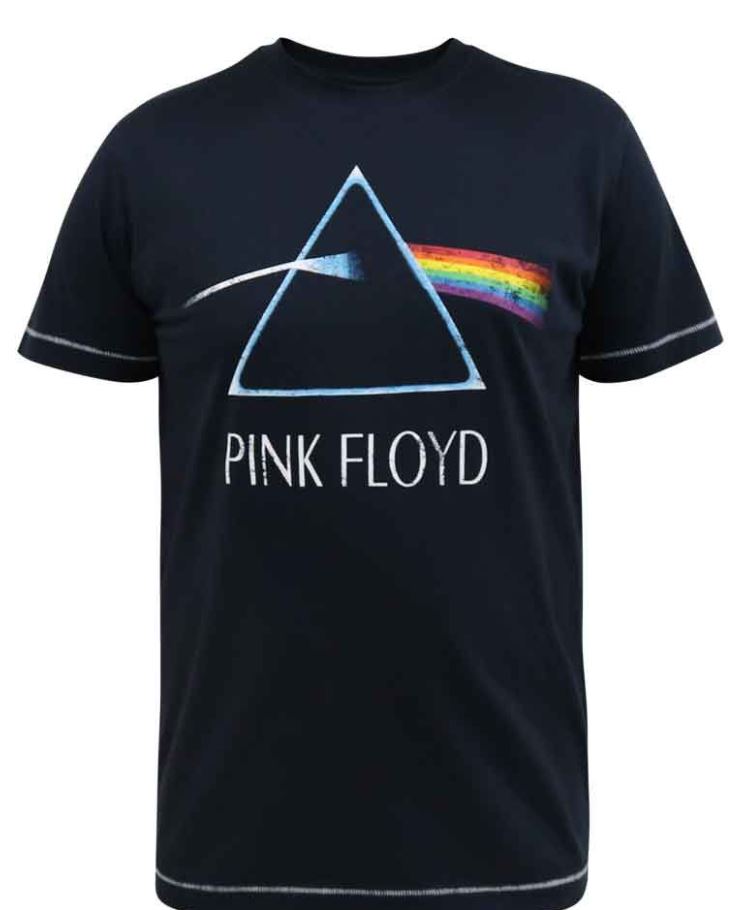 Duke X-Tall Pink Floyd Navy T-Shirt Navy