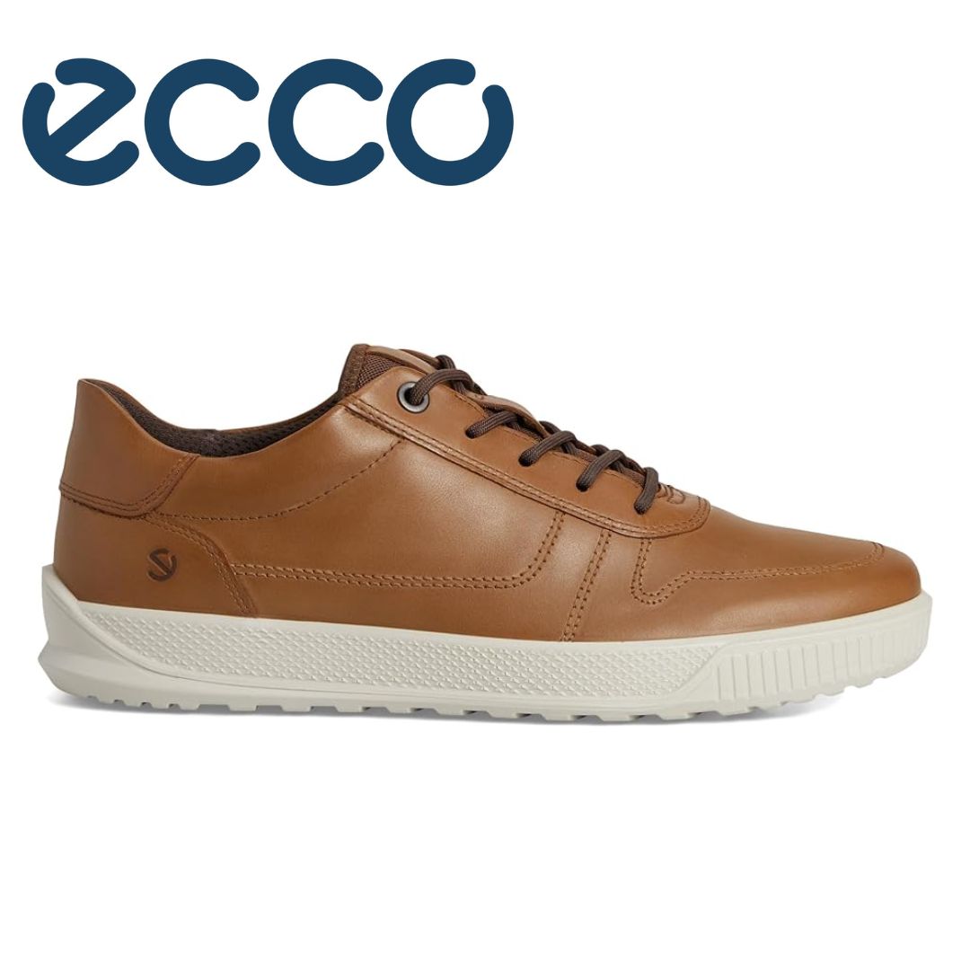 Ecco Bywater Camel Laced Shoe Brown