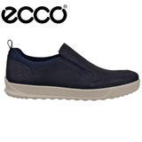 Ecco Byway Nubuck Navy Slip On Shoe Navy