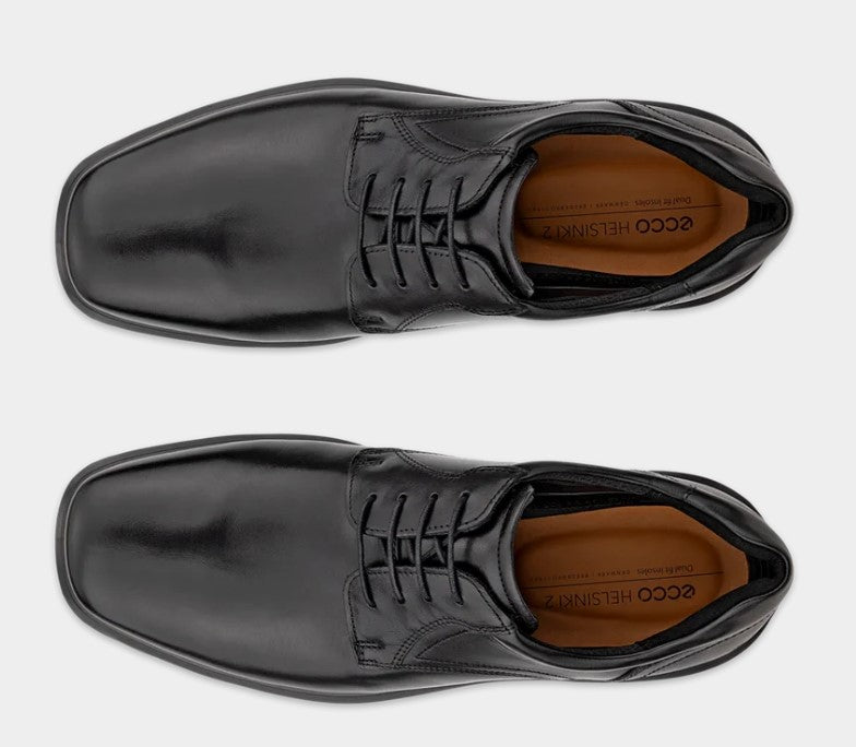 Ecco Helsinki 2 Derby Black Lace Shoe Black