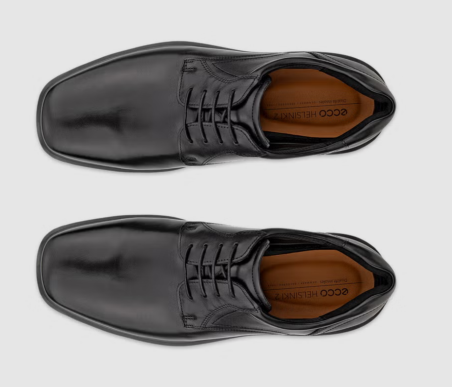 Ecco Helsinki 2 Derby Black Lace Shoe Black